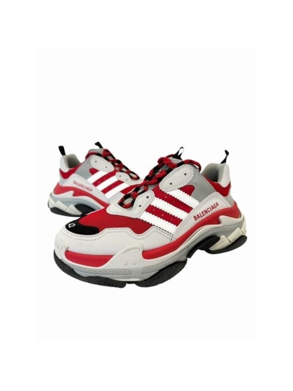 Balenciaga Adidas Triple S Sneakers Gray